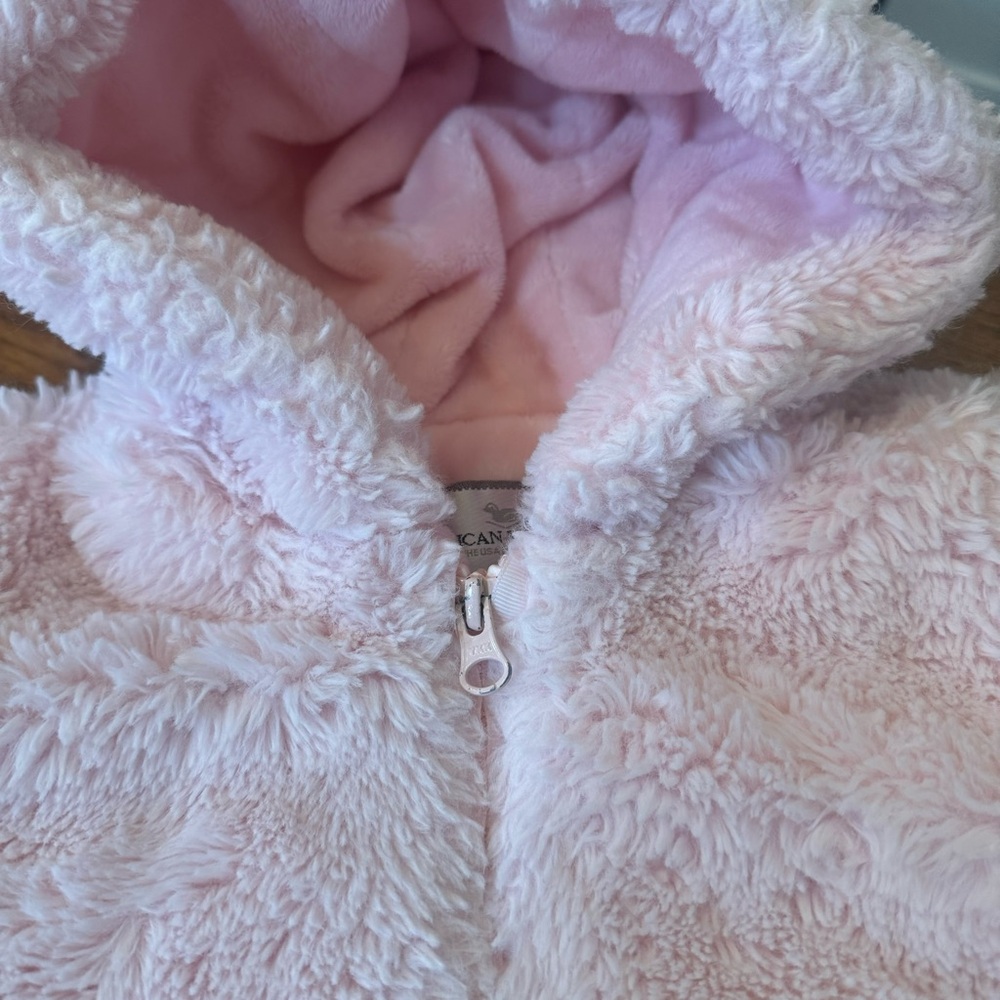 American Widgeon Faux Fur Hooded Swing Coat. Size Toddler 5. - Picture 8 of 13